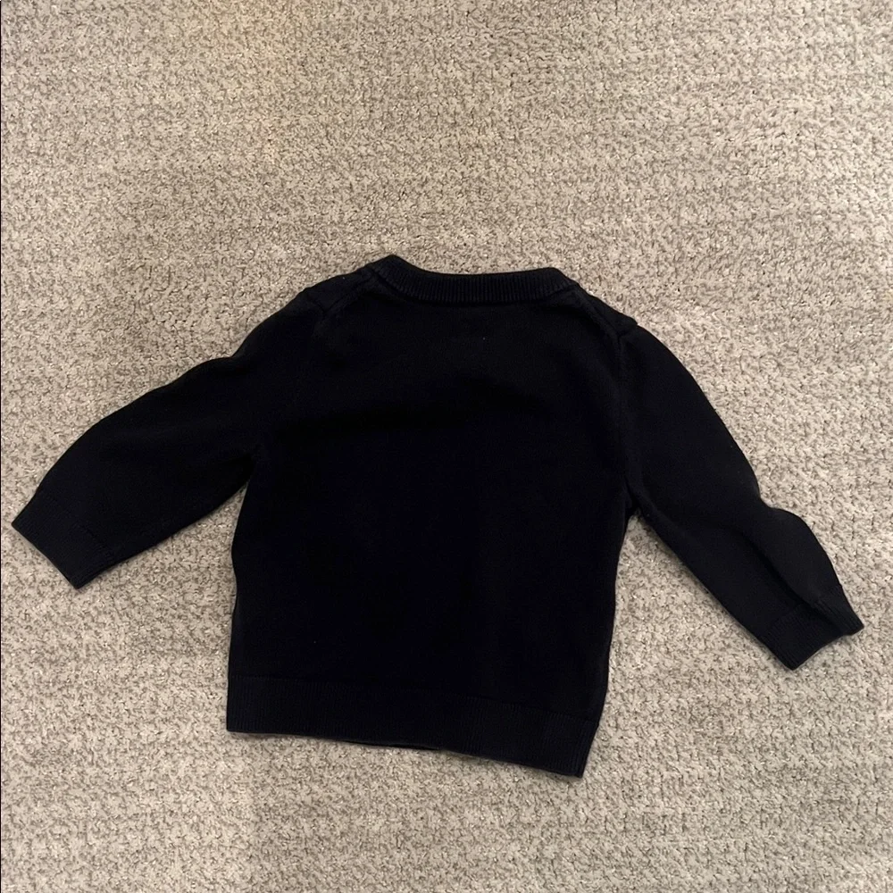 Baby gap Navy Knit Sweater with Striped Star (12-18 months)
